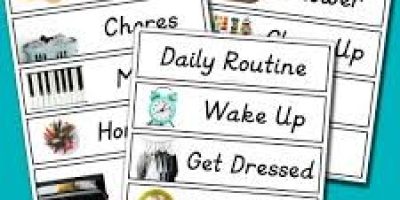 Create a Visual Morning Routine Chart